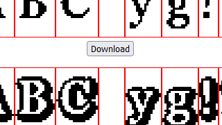 preview of font web app